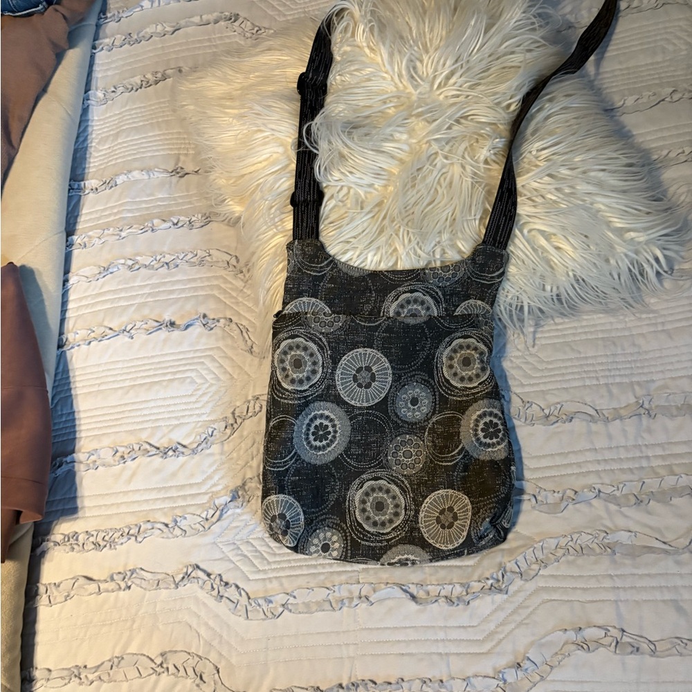 Stylish Black and Gray Patterned Women's Bag handmade in Colorado